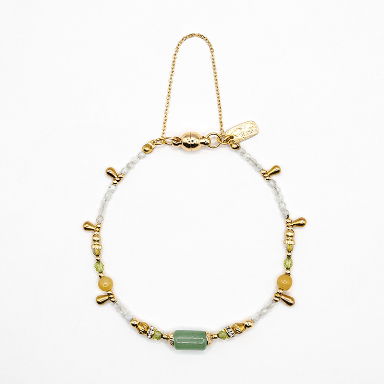 ｜財運｜秋日餘暉 – 東陵玉 – 手鍊