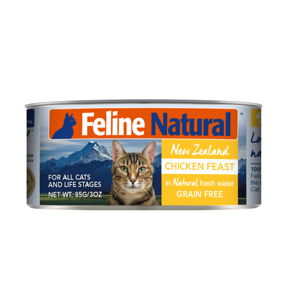 F9 Natural Canned Cat Food Chicken Feast．170g