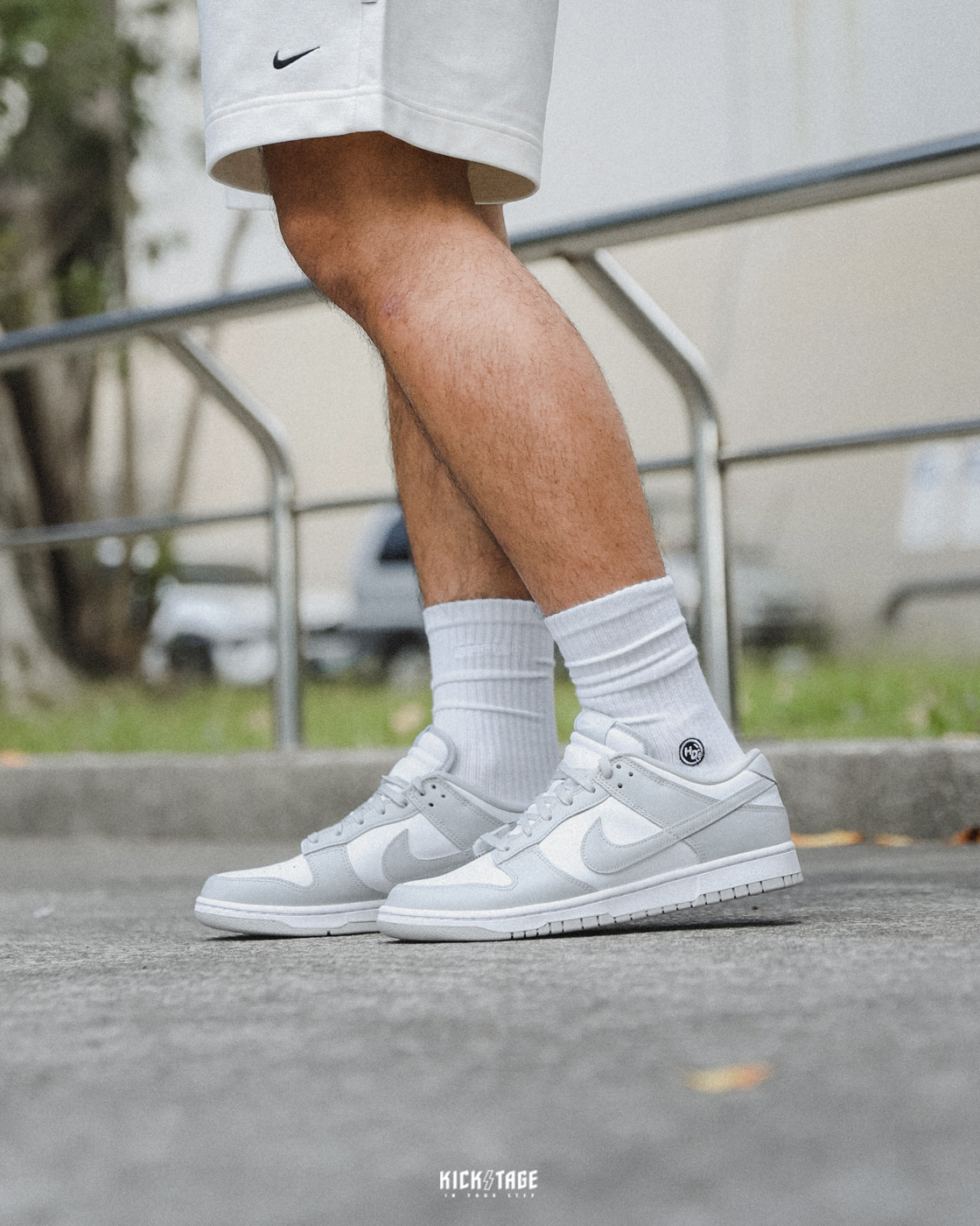 男鞋 NIKE DUNK LOW SMOKE GREY 白灰 大象灰 灰色 休閒鞋【HF5441-105】DUNKG