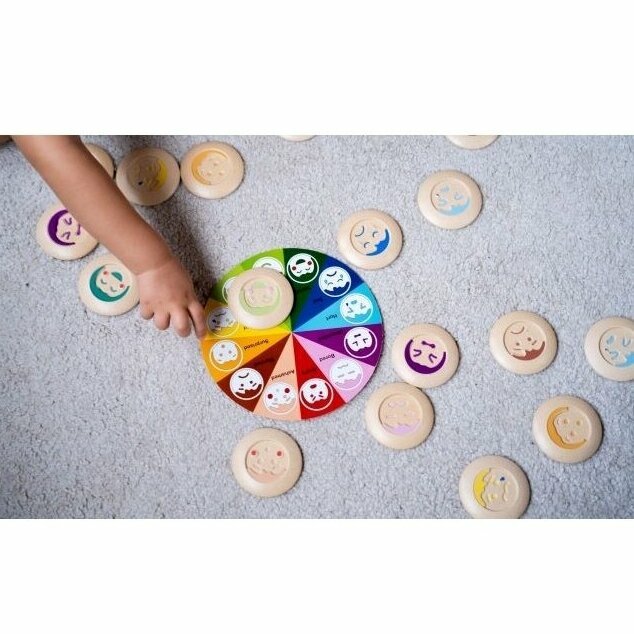 《 PLAN TOYS 》木製 情緒認知記憶遊戲