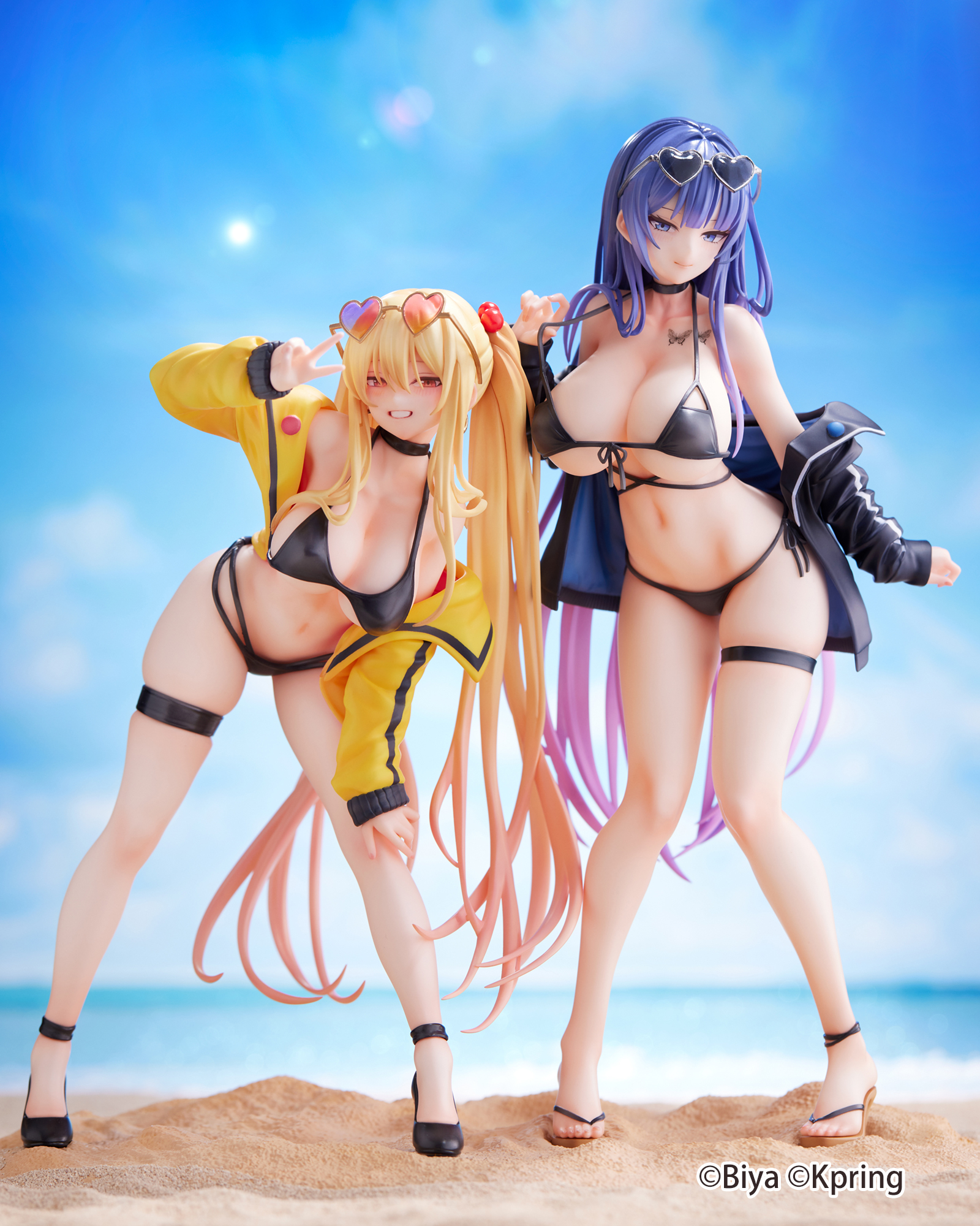Yuna & Sayuri 1/6 Scale Figure 2 Figure Set with Special Base Illustration by Biya & K Pring