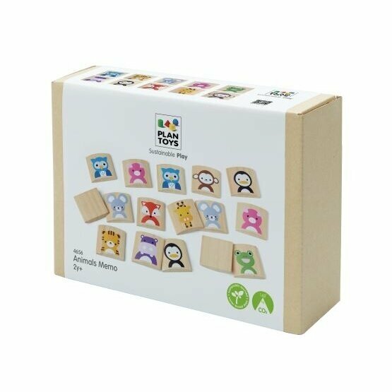 《 PLAN TOYS 》木製 記憶遊戲