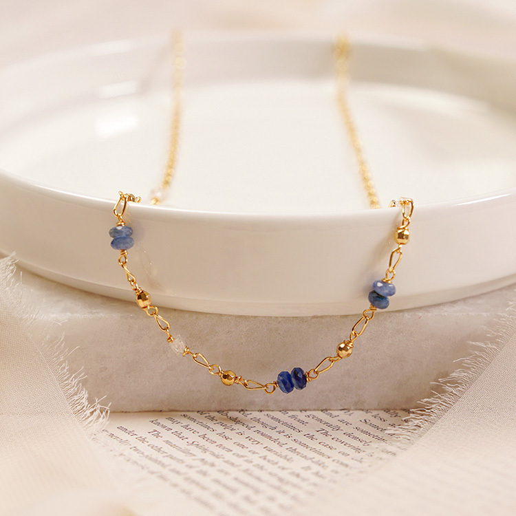 ｜正能量｜繁星點點 – 藍晶石 – 項鍊