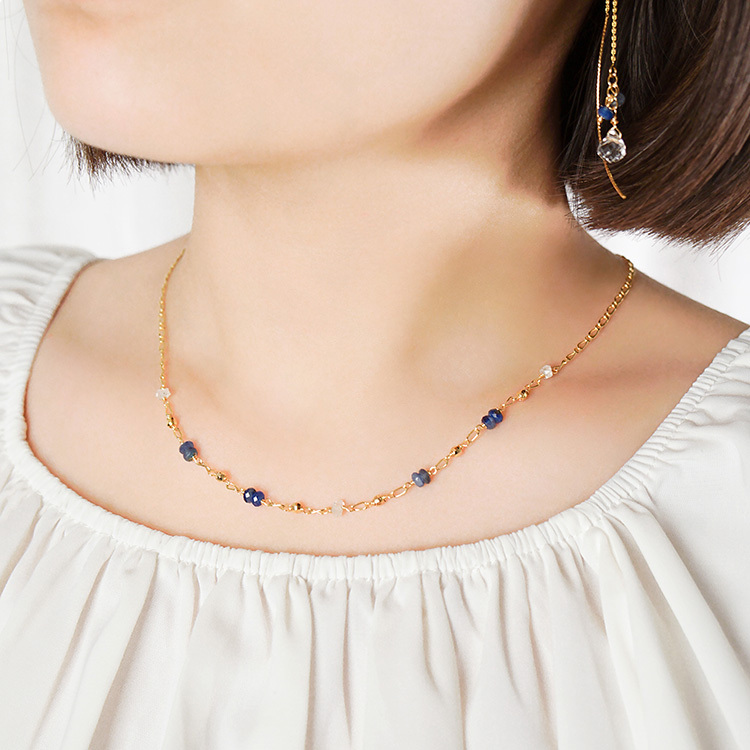 ｜正能量｜繁星點點 – 藍晶石 – 項鍊