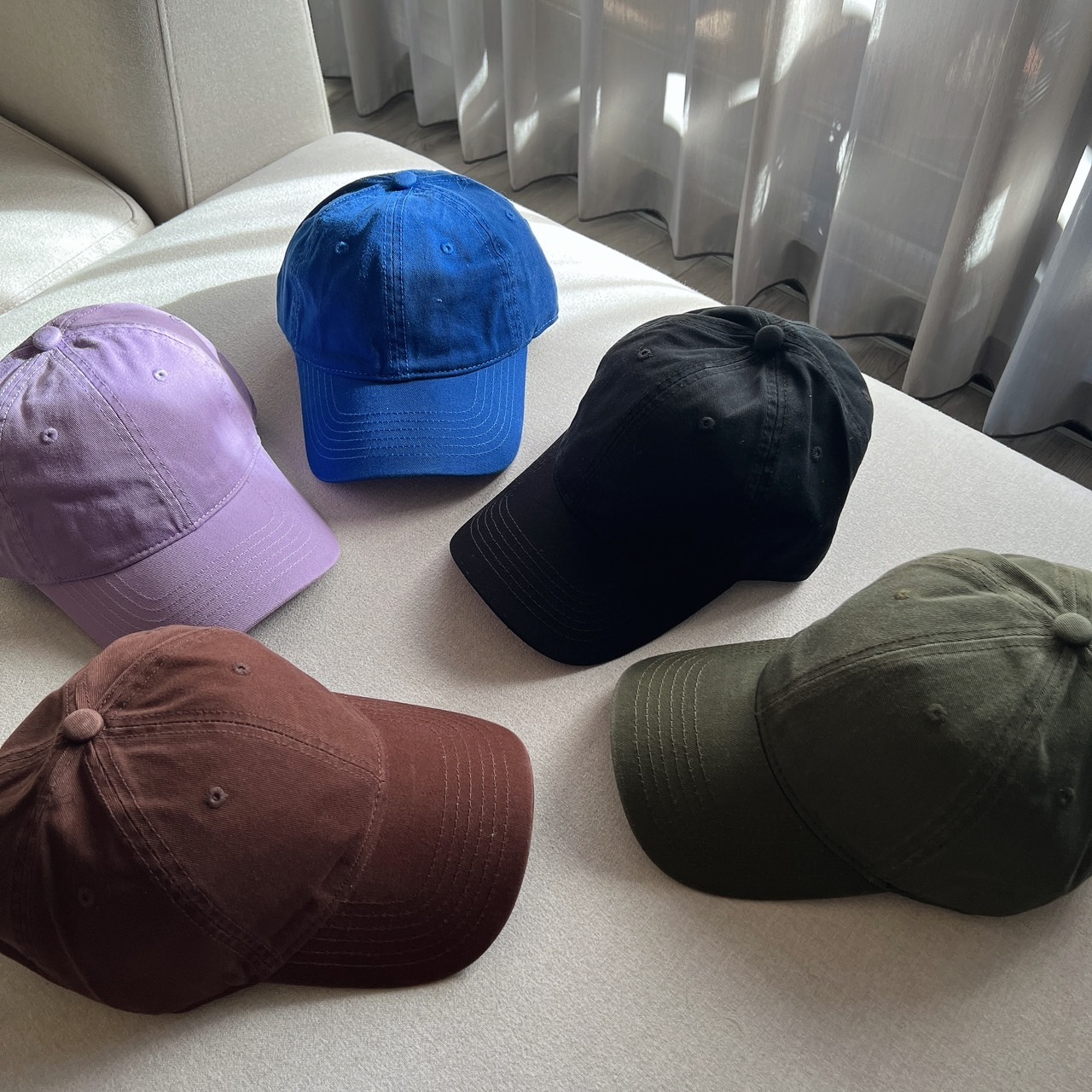 經典水洗布老帽/6色