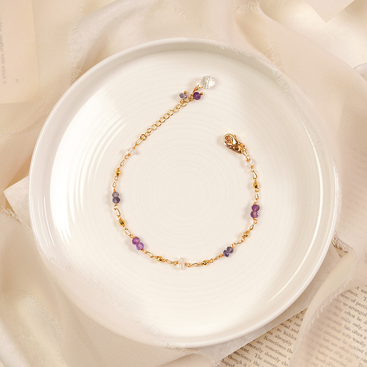 ｜貴人運｜繁星點點 – 堇青紫水晶 – 手鍊