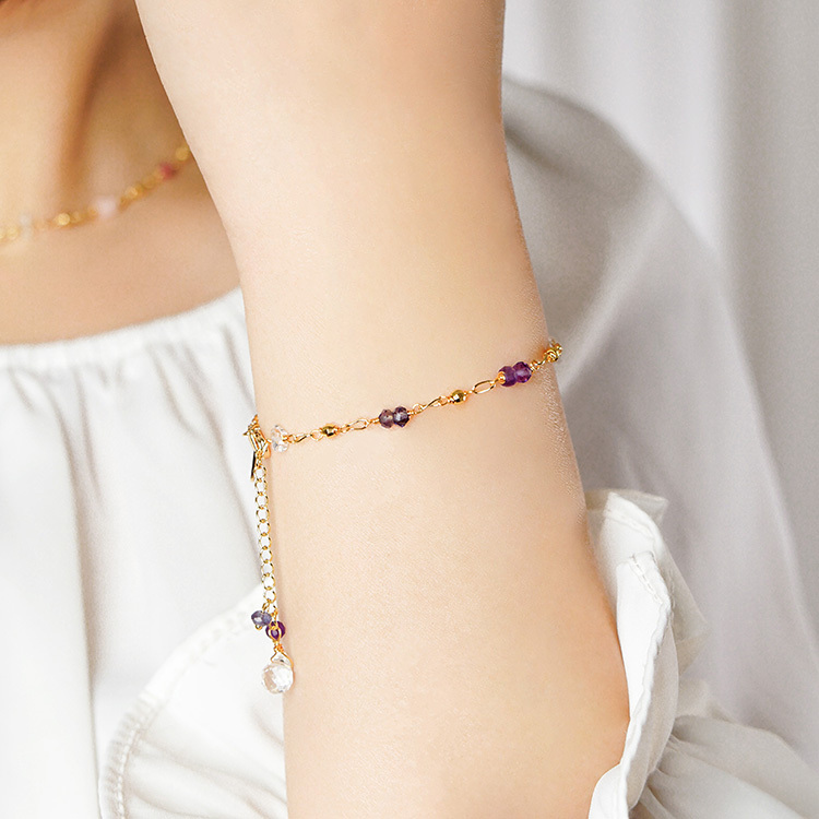 ｜貴人運｜繁星點點 – 堇青紫水晶 – 手鍊