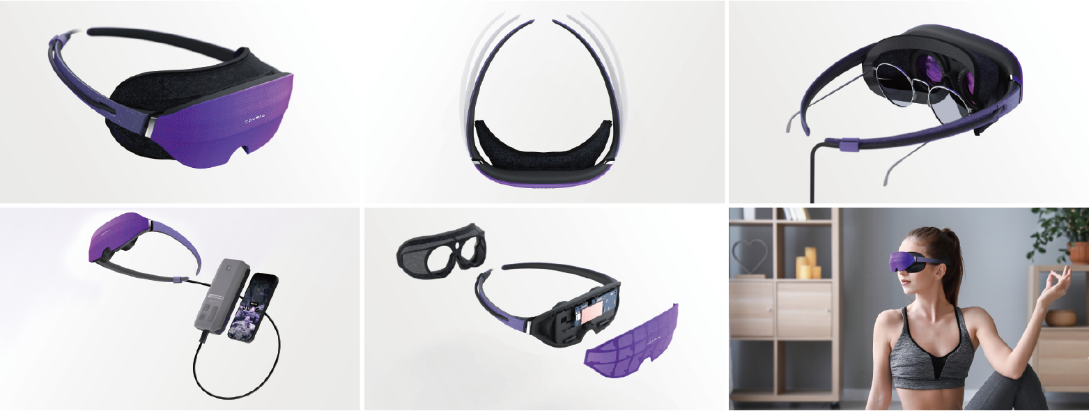 2023 年 iF 設計獎獲獎產品_VR Frame | 面向 B2C 領域的輕盈 VR Frame 眼鏡