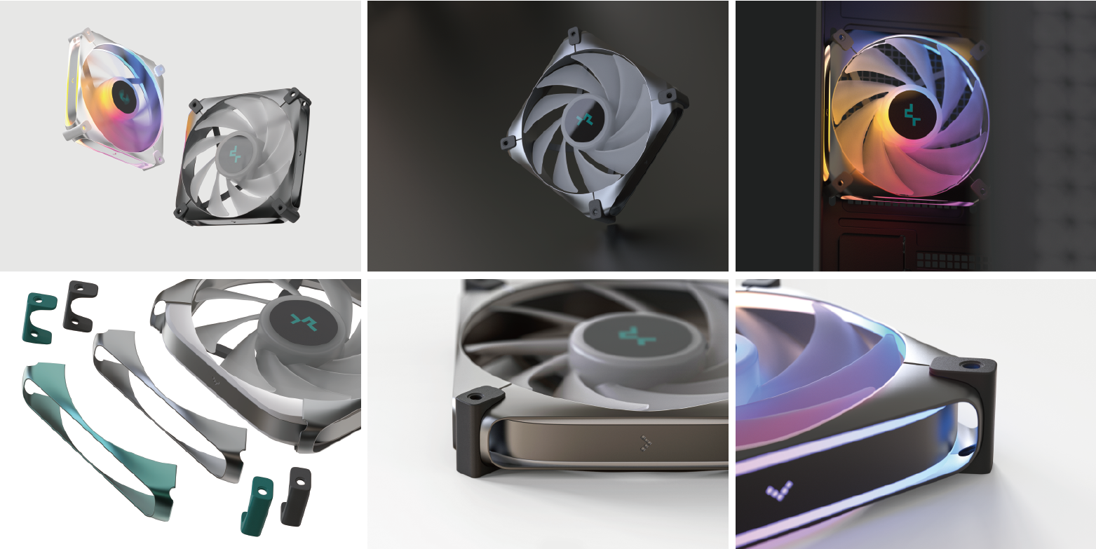 2023 年 iF 設計獎獲獎產品_FX Alpha - Streamline Performance RGB Fan | PC 風扇