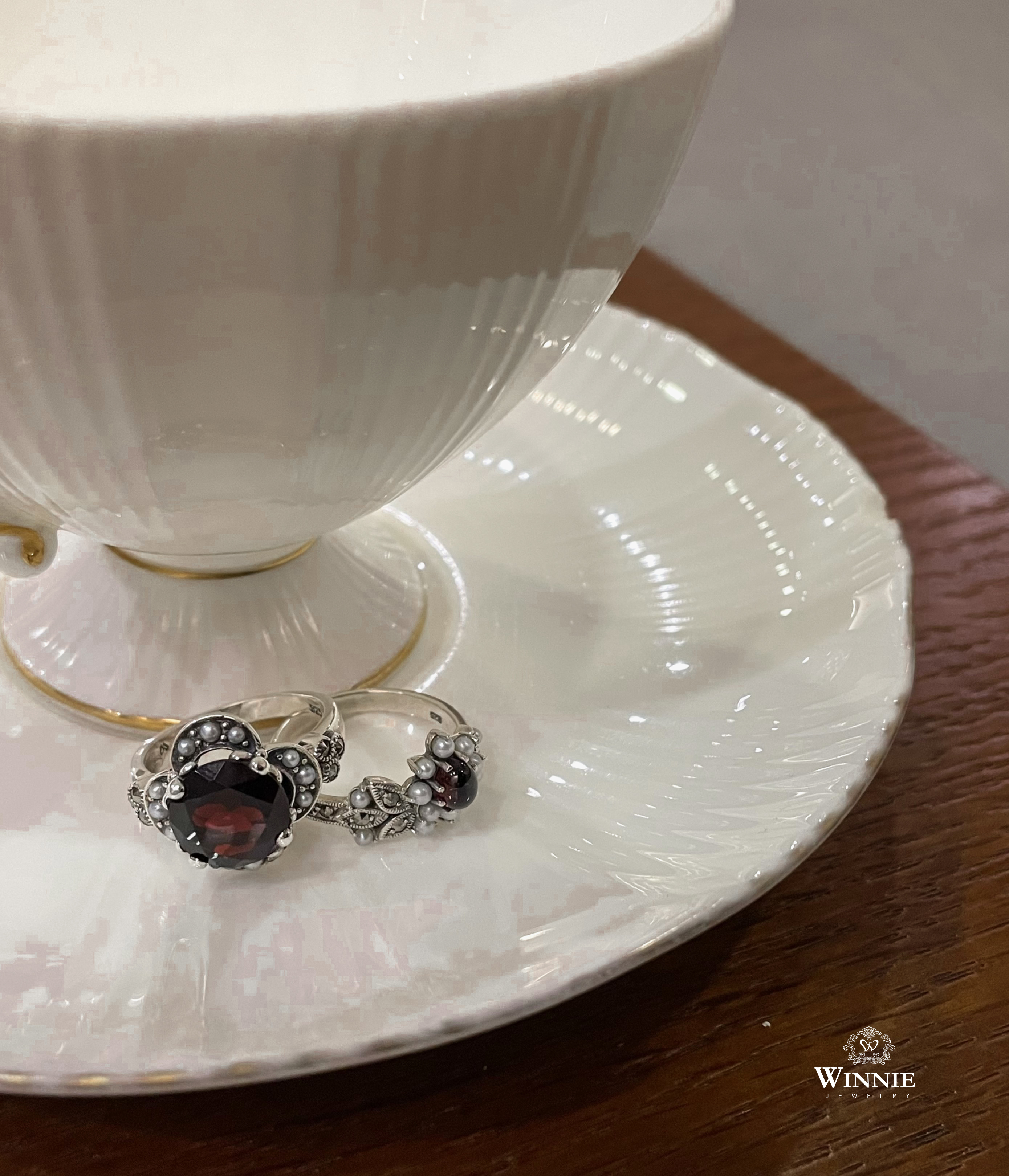 石榴石少女戒指（OP1368）