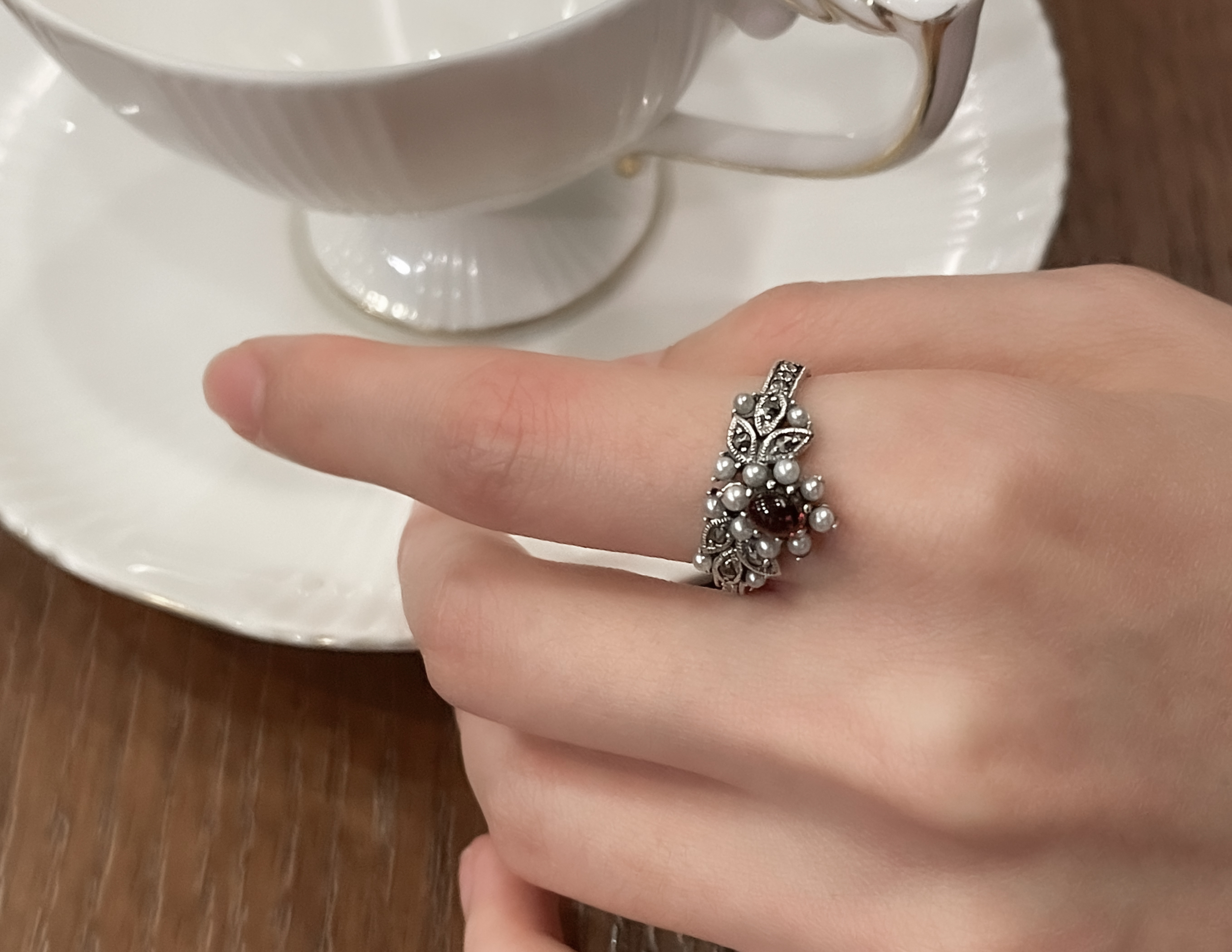 石榴石少女戒指（OP1368）