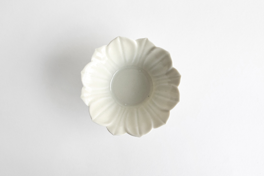 祥見知生選品-田村文宏-白磁蓮瓣缽