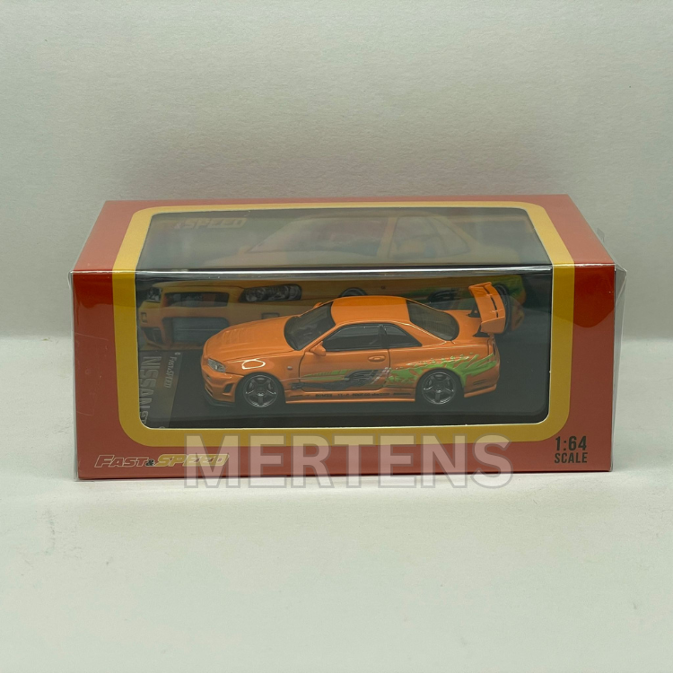 Fast Speed 1:64 Skyline GT-R R34 Z-Tune High Wing Am...