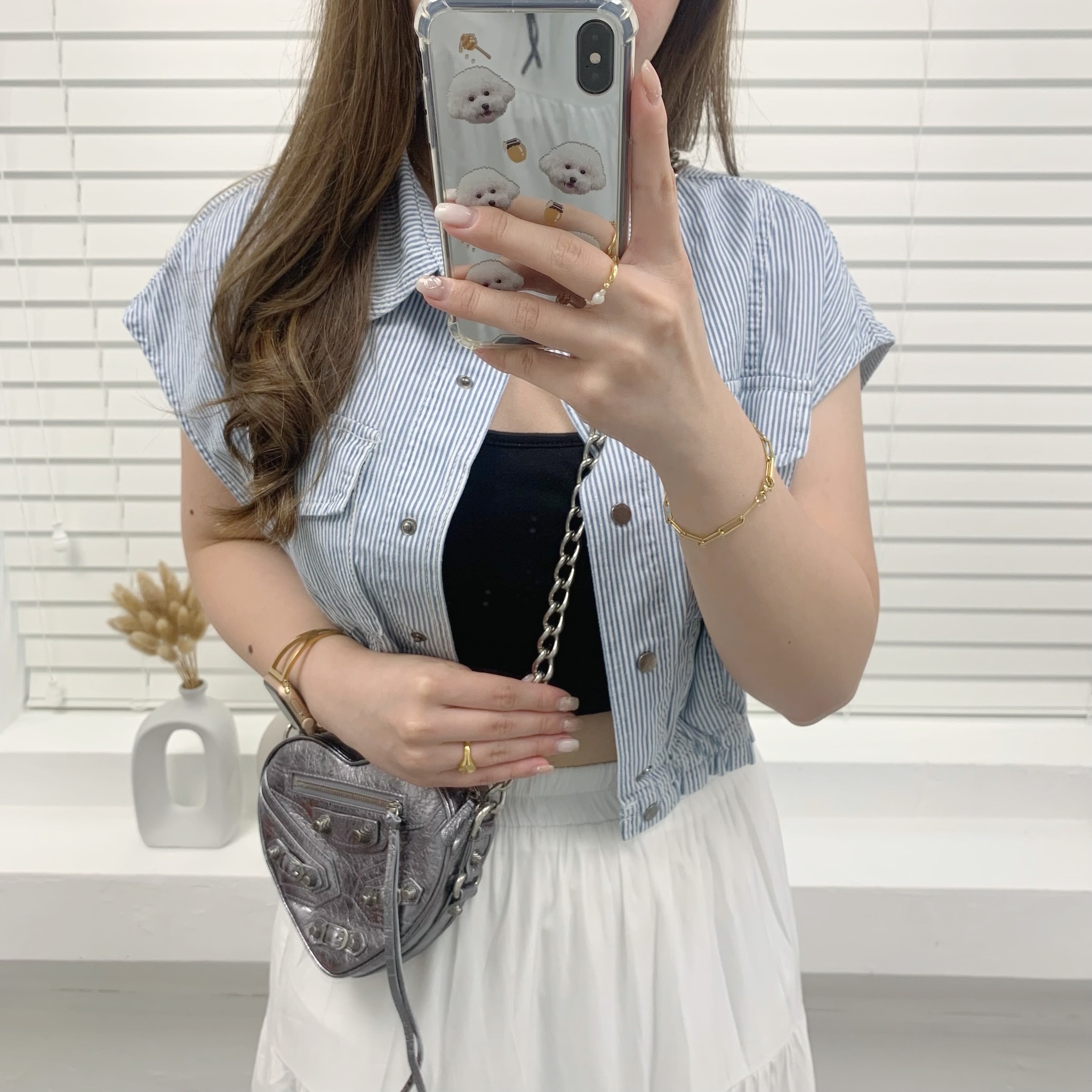 Balenciaga Le Cagole Heart Mini Bag