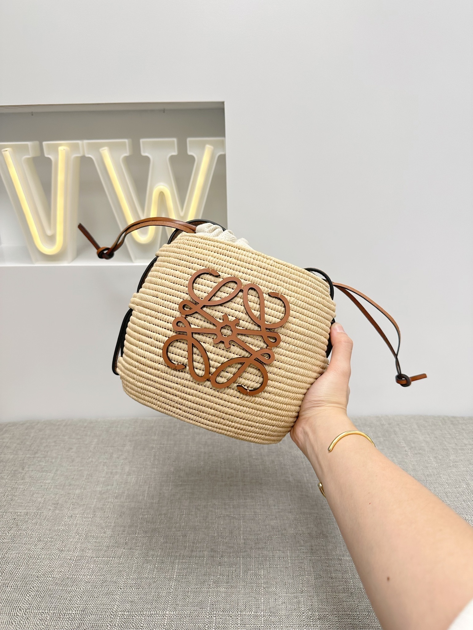 Loewe Beehive Basket Bag