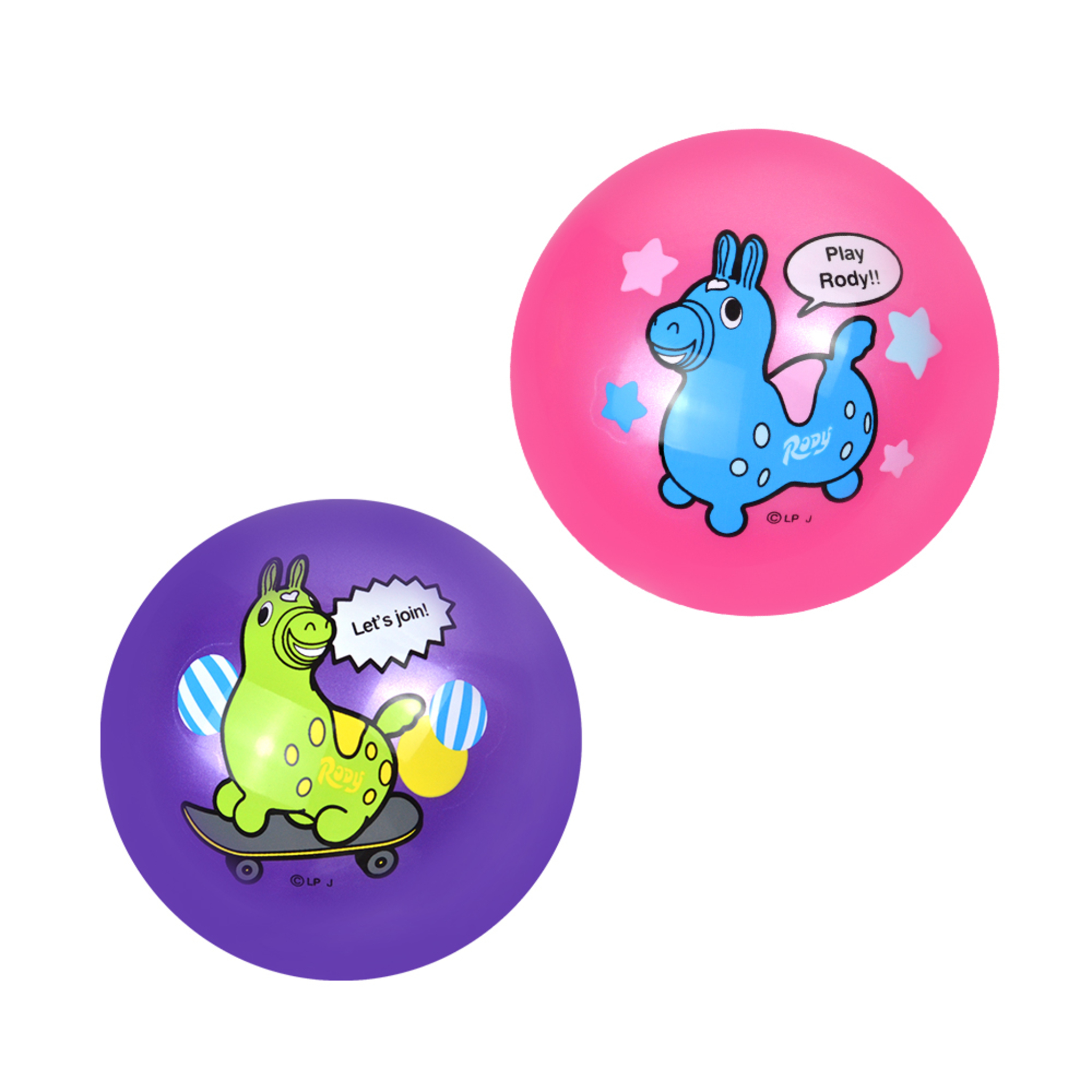 【永曄】卡通彈力球(2入-10cm)(圖案隨機出貨)