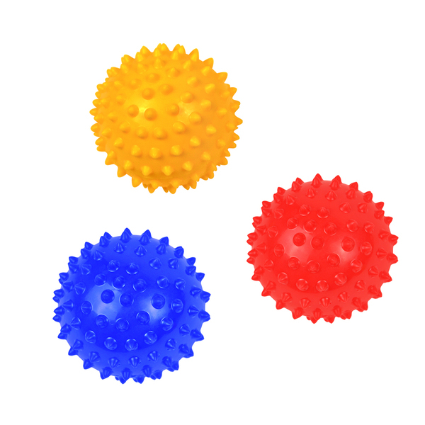 【永曄】健康按摩球-3入(8cm)(顏色隨機出或不挑款)