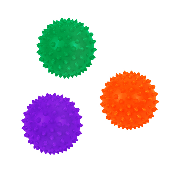 【永曄】健康按摩球-3入(8cm)(顏色隨機出或不挑款)