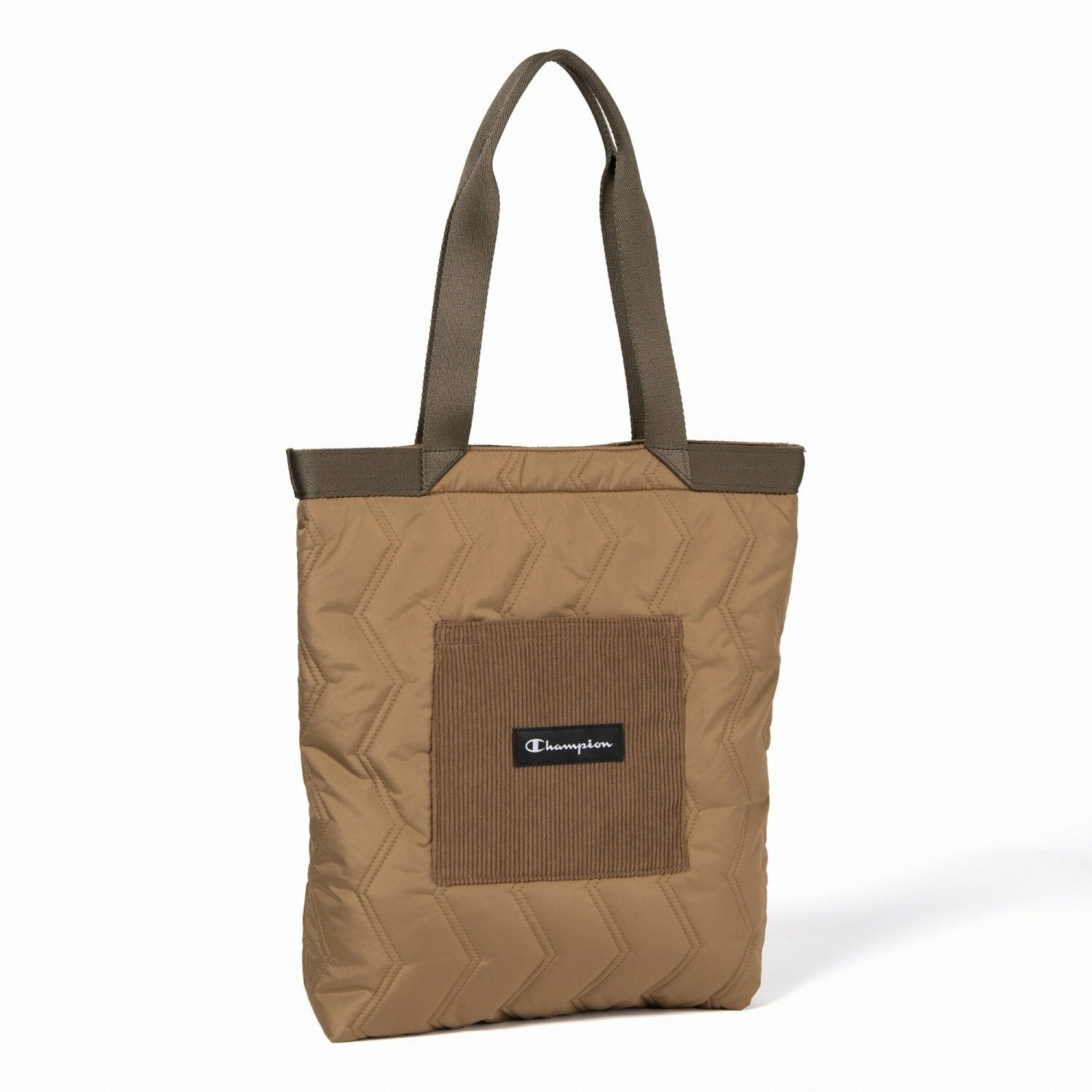 中性-日線 山系拼接托特包-褐色（63723-04）