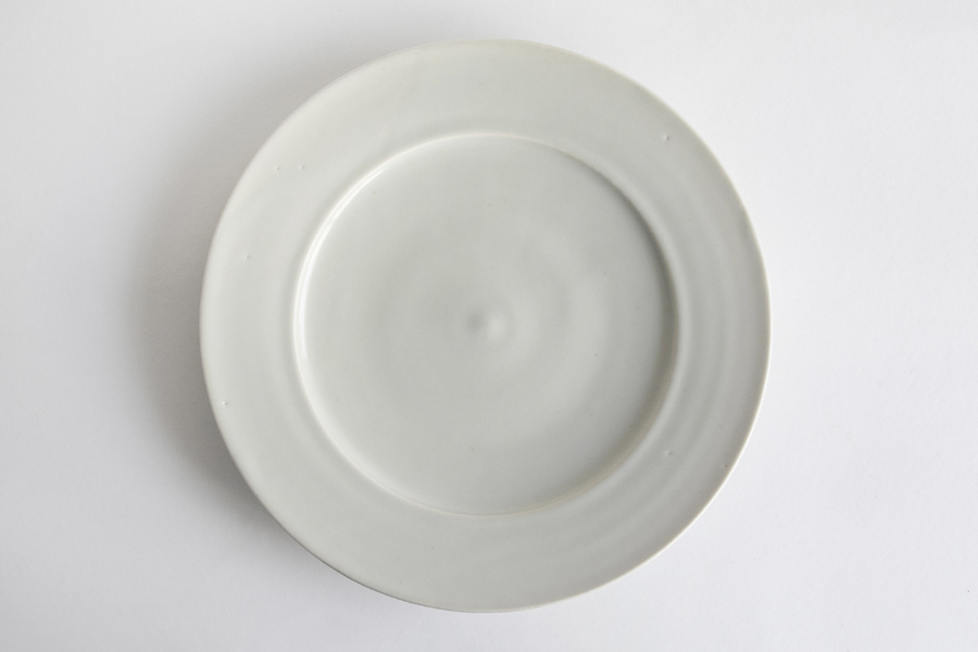 祥見知生選品-田村文宏-白磁邊皿