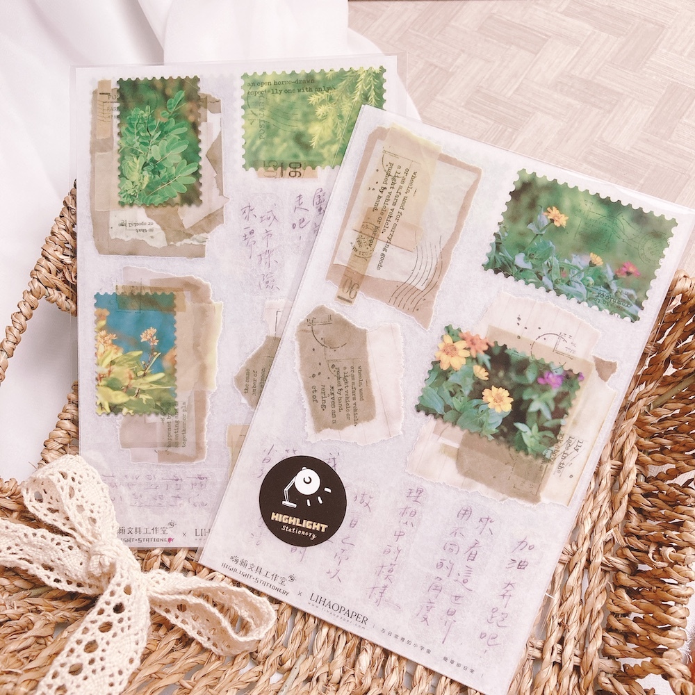 嗨賴 x Lihaopaper｜「在日常裡的小宇宙 簡單卻日常」合作限定轉印貼紙