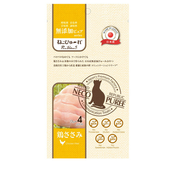 Riverd Republic NECO PUREE CHICKEN Fillet for Cats 13g x 4pcs