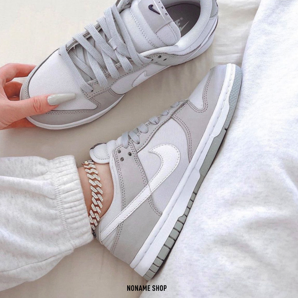 NIKE DUNK LOW LIGHT SMOKE GREY 牛仔布 低筒 淺煙灰 (女款)