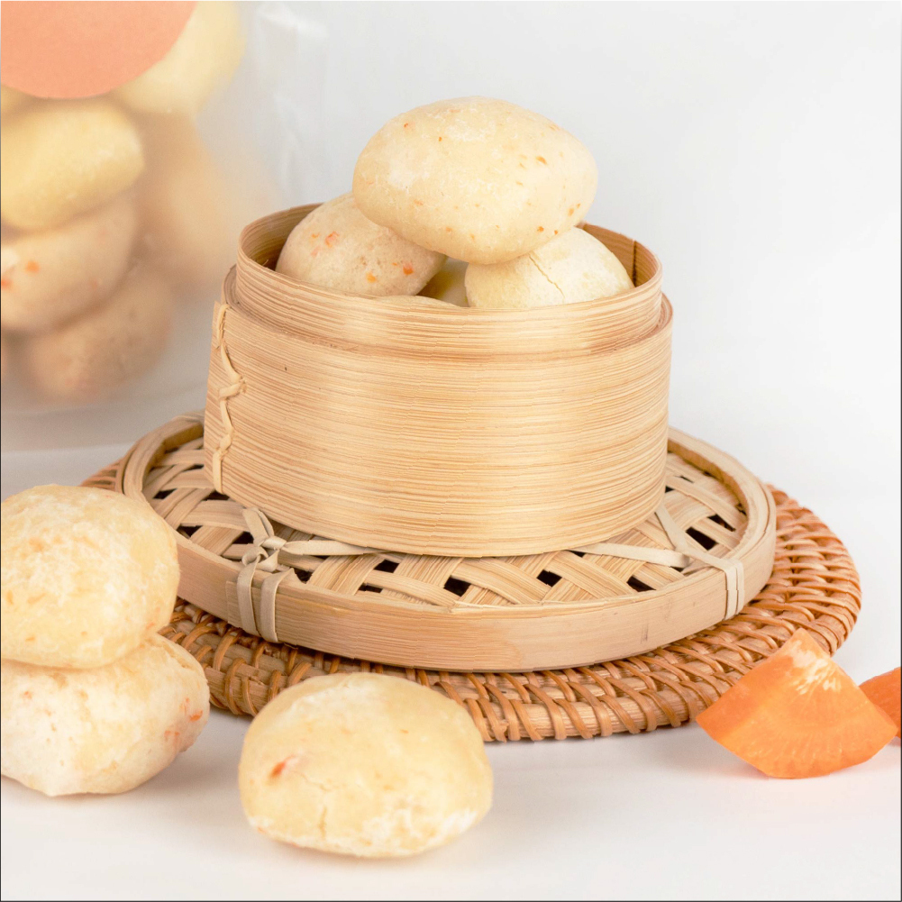 寶寶饅頭｜綜合口味-鮮蔬甜⾹系列(南瓜/蕃薯/紅蘿蔔)｜適合1歲以上｜1包入(200g)｜冷凍