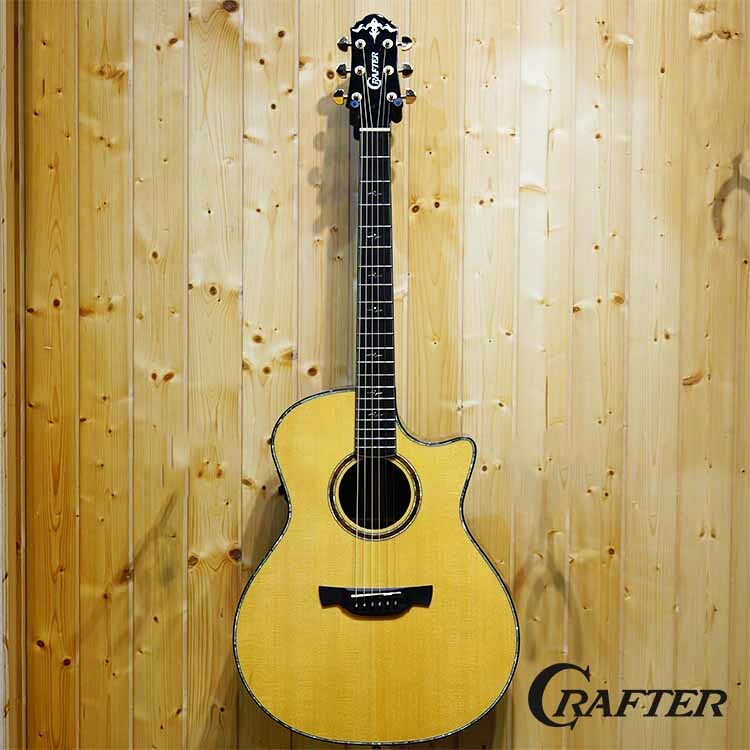 嚴選二手 韓廠 Crafter GLXE 4000/RS 全單板 木吉他 (含原廠case)