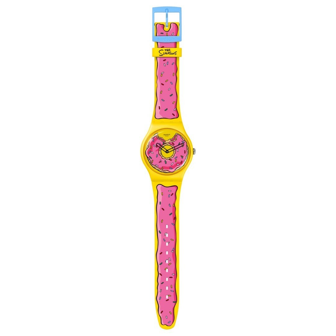【Swatch】THE  Simpsons 聯名系列 SO29Z134 41mm  現代鐘錶