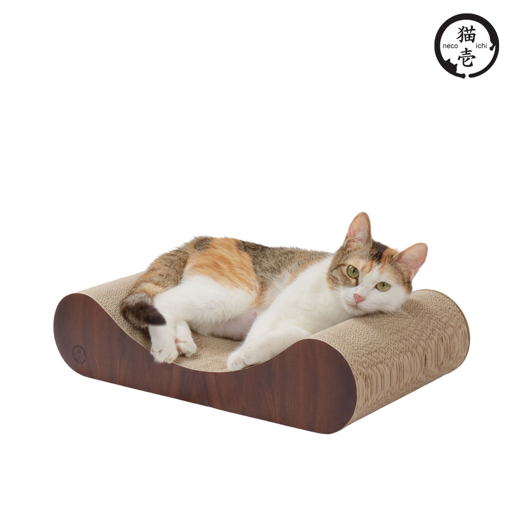 貓壹 抓抓床 躺躺枕 M 櫻桃木紋