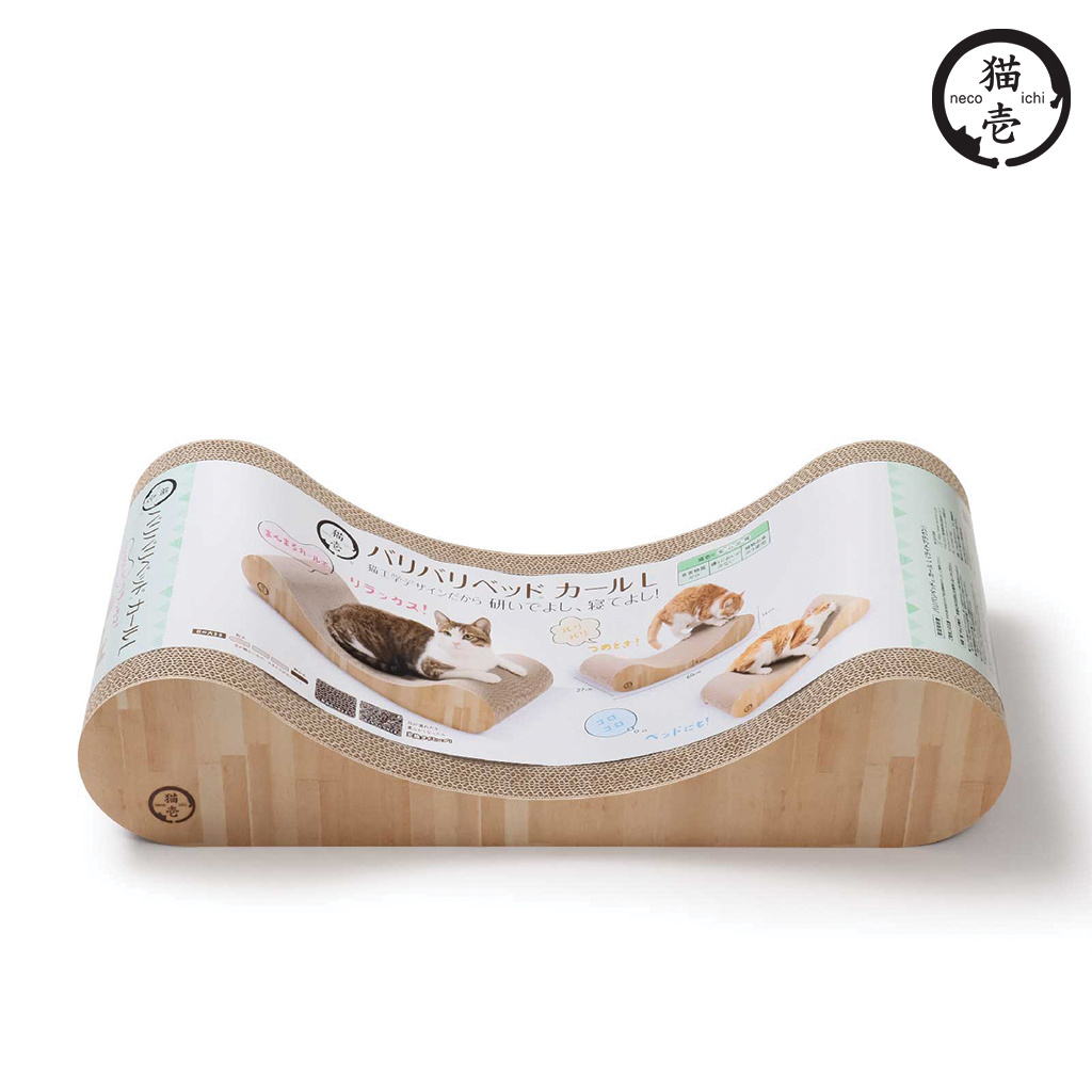 貓壹 抓抓床 躺躺枕 L 木紋