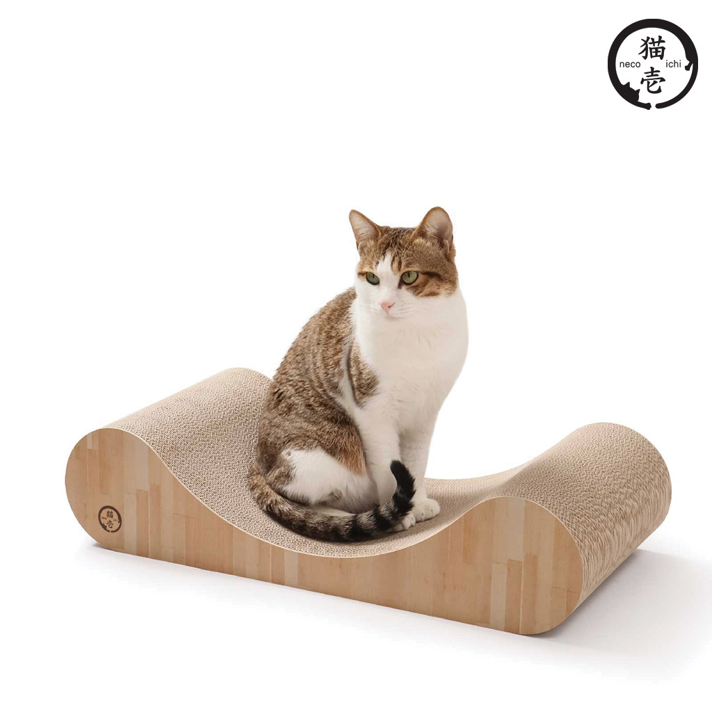 貓壹 抓抓床 躺躺枕 L 木紋