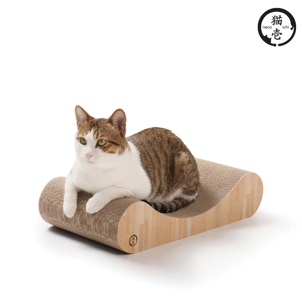 貓壹 抓抓床 躺躺枕 M 木紋