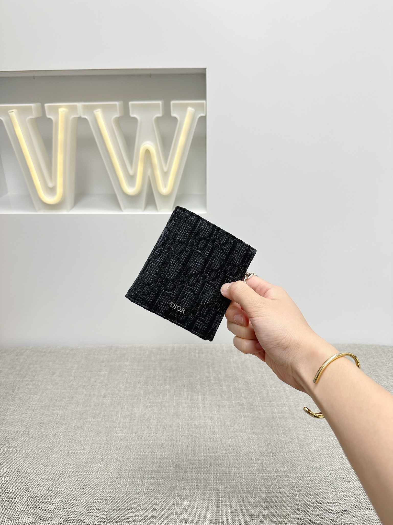 Dior Compact Vertical Wallet