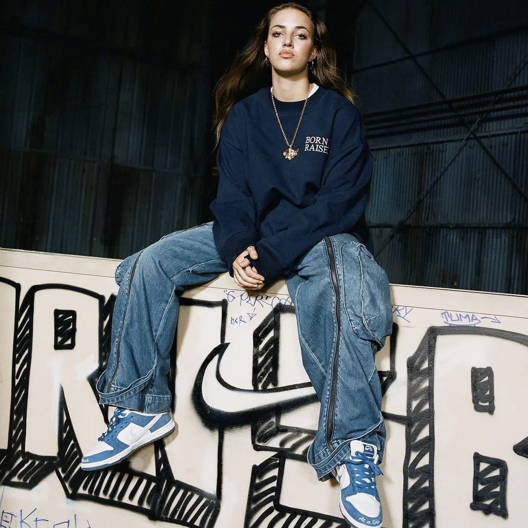 NICEDAY 代購 Born x Raised × Nike SB Dunk Low Pro 藍白 哥德 男女尺寸 聯名款 FN7819-400