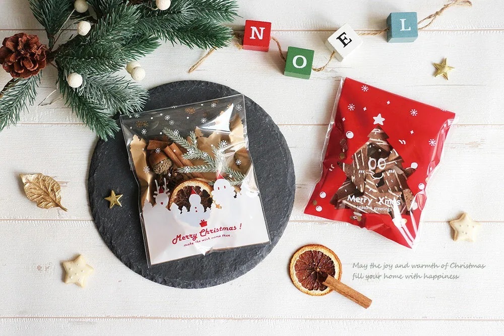 OPP自黏袋- 聖誕小樹 100入/包 12*18cm【4-181218-05】