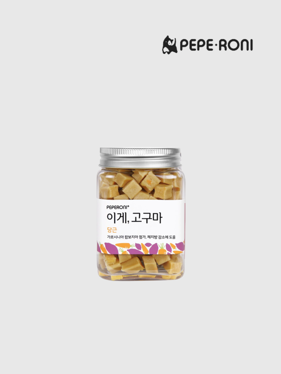 【Peperoni】韓國人氣狗狗零食 陪陪肉肉｜胡蘿蔔地瓜丁｜軟零食