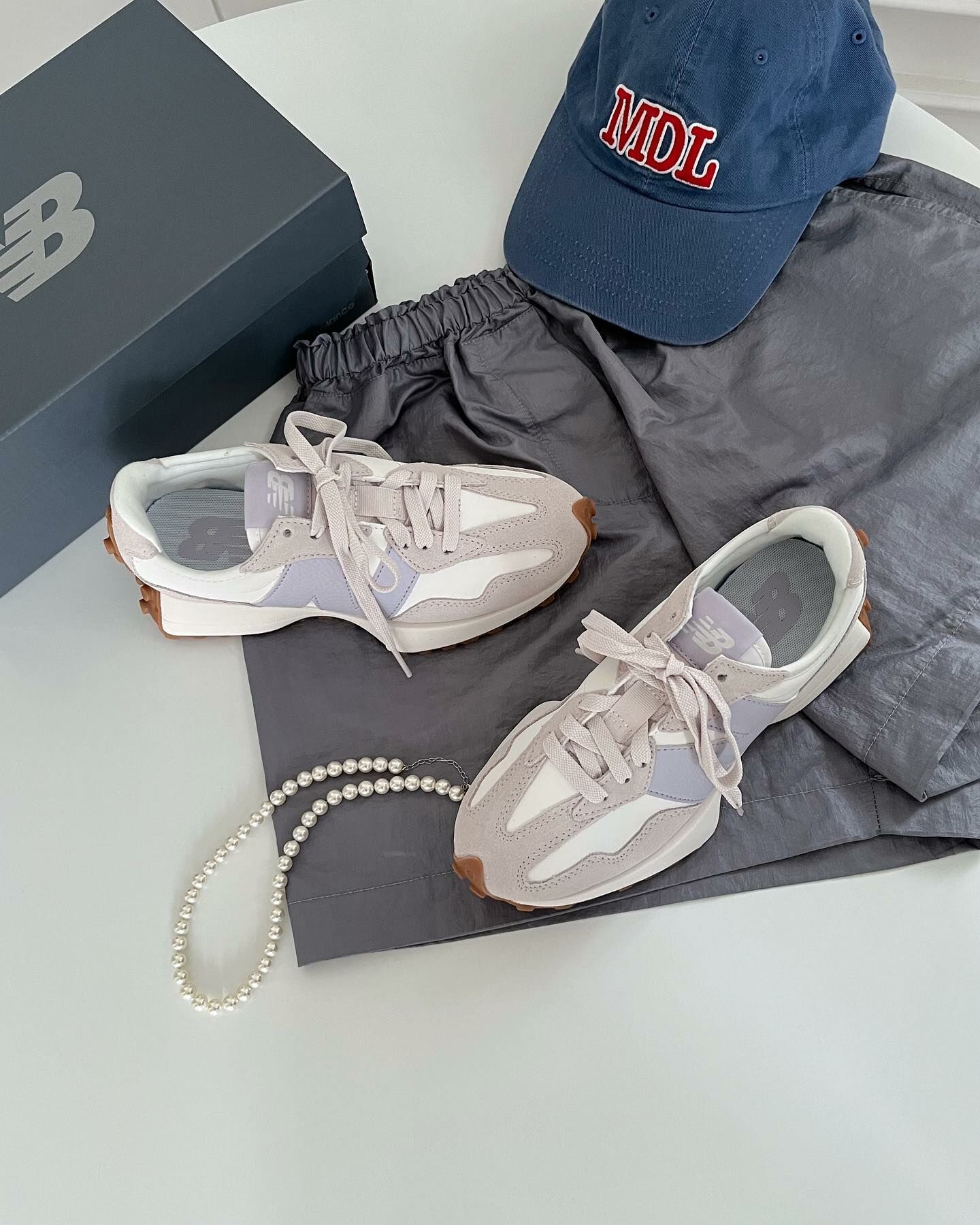 New Balance 327 薰衣草紫 焦糖底 復古鞋 WS327OS