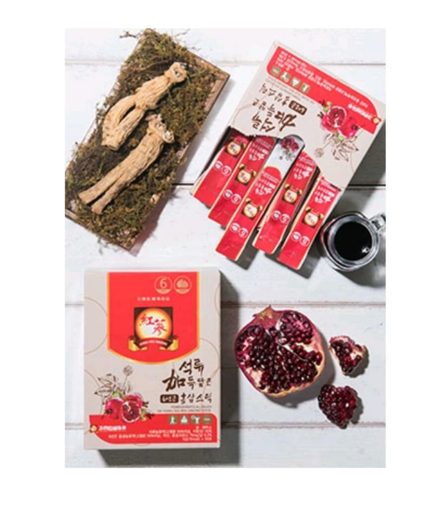 韓國六年根紅蔘液 紅石榴紅蔘濃縮飲液12g/條 (30條裝)（禮盒裝）[#SQ110204]