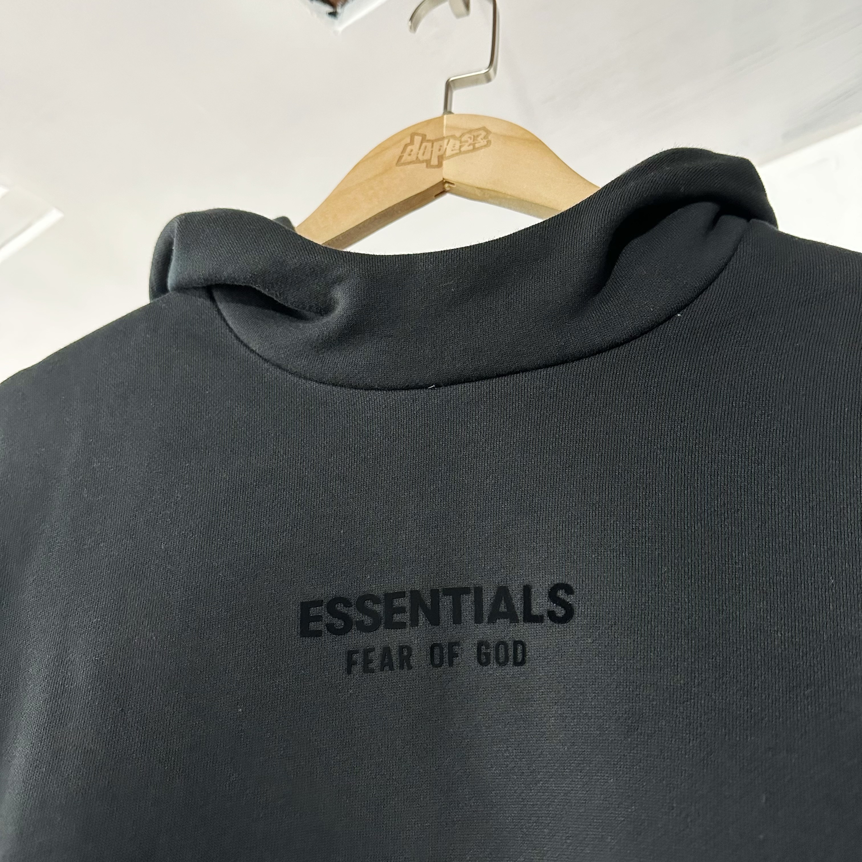 Fear Of God Essentials FW23 Hoodie  Jet Black