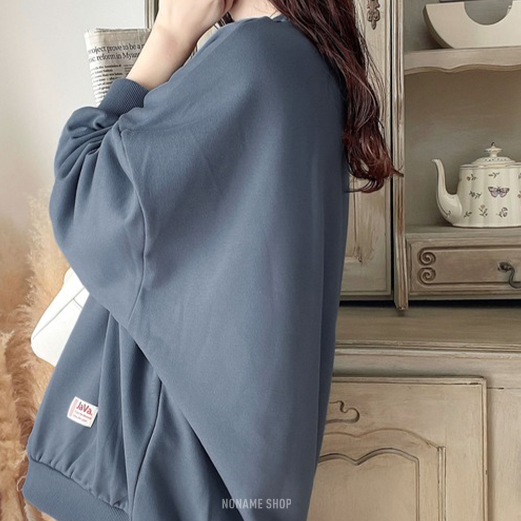 JAVA Collaboration 日本品牌限定 寬鬆 落肩 大學T 七色 (男/女款)