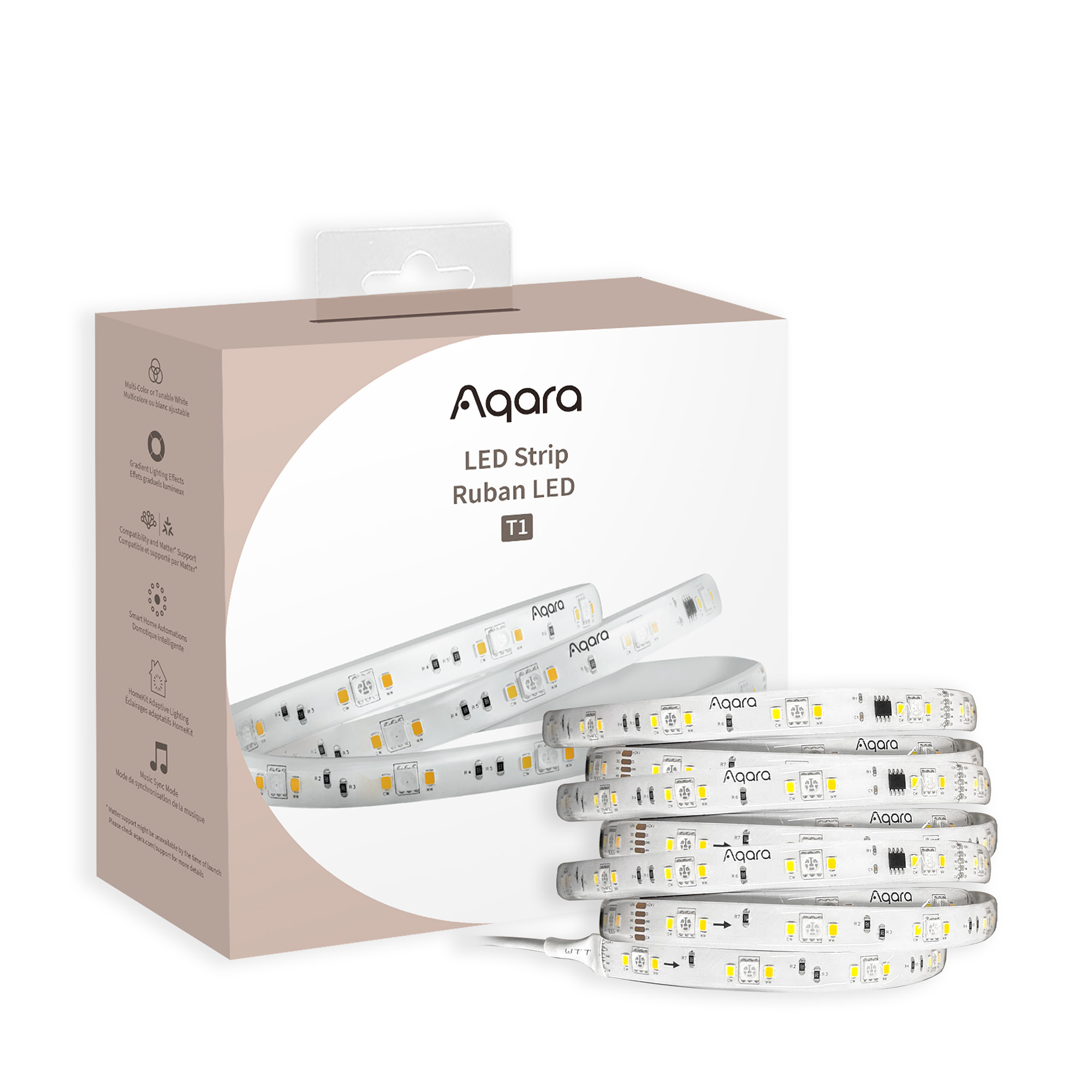 Aqara SMD LED Strip T1 5M (5 Meters with driver) 雙色溫智能燈帶連控制器套裝【香港行貨】