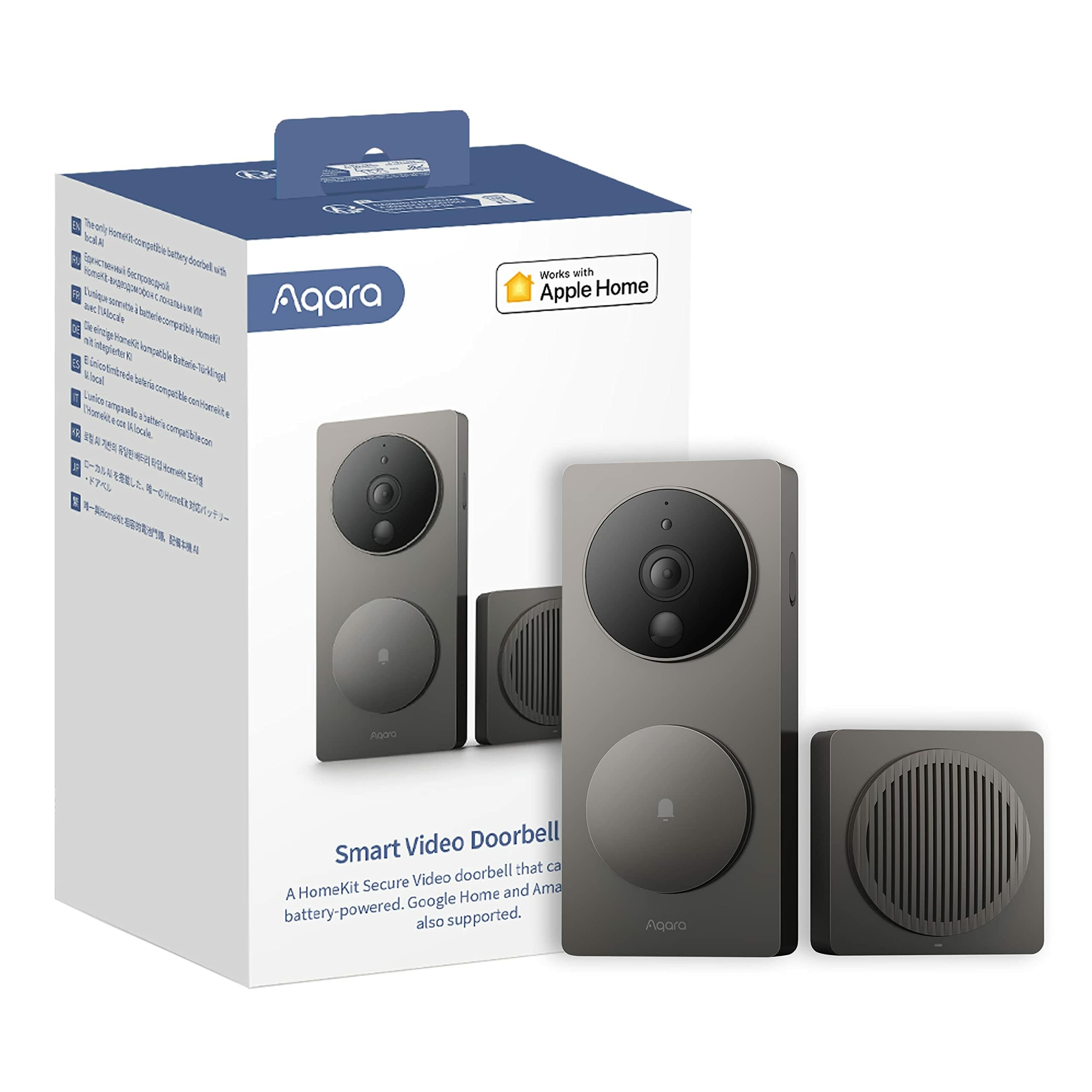 Aqara Smart Video Doorbell G4 人面識別智能可視門铃【香港行貨】