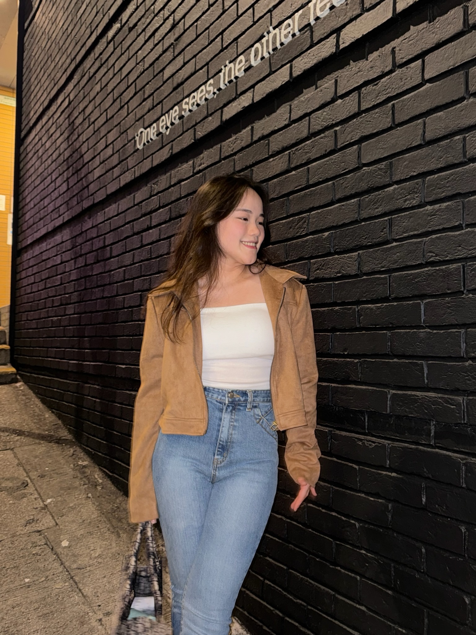 <男友大推!> 百搭onni短身麂皮褸