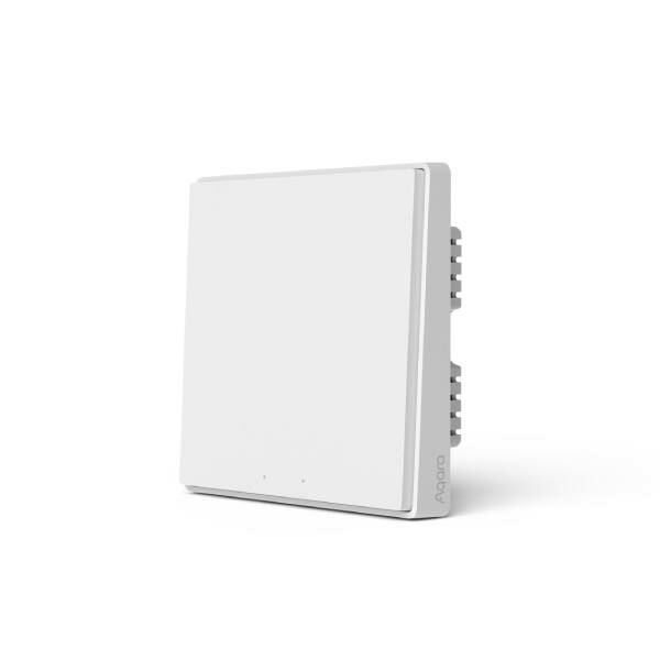 Aqara Smart Wall Switch D1 智能牆壁開關 (零火線 單鍵版/雙鍵版/三鍵版)【香港行貨】
