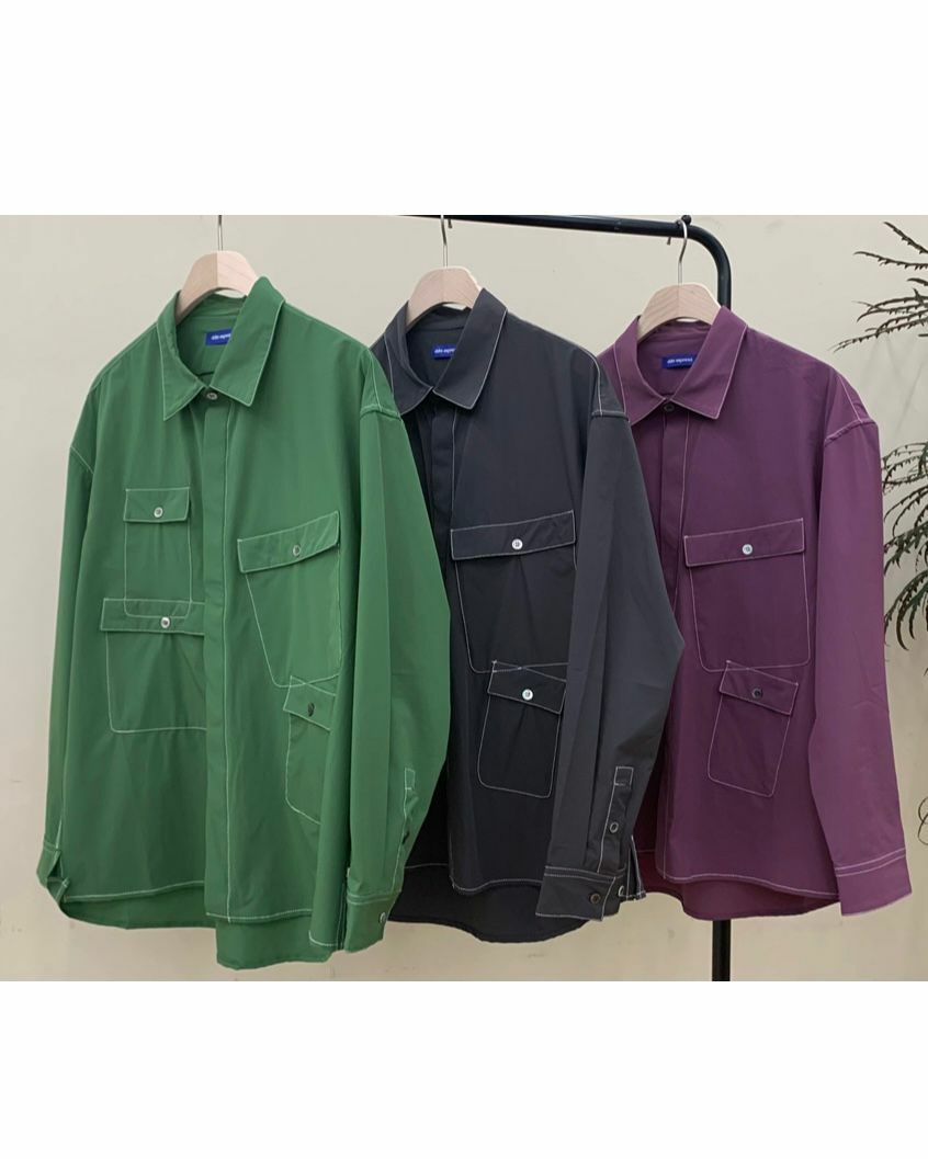 淨色長袖恤衫 DDM-019JK