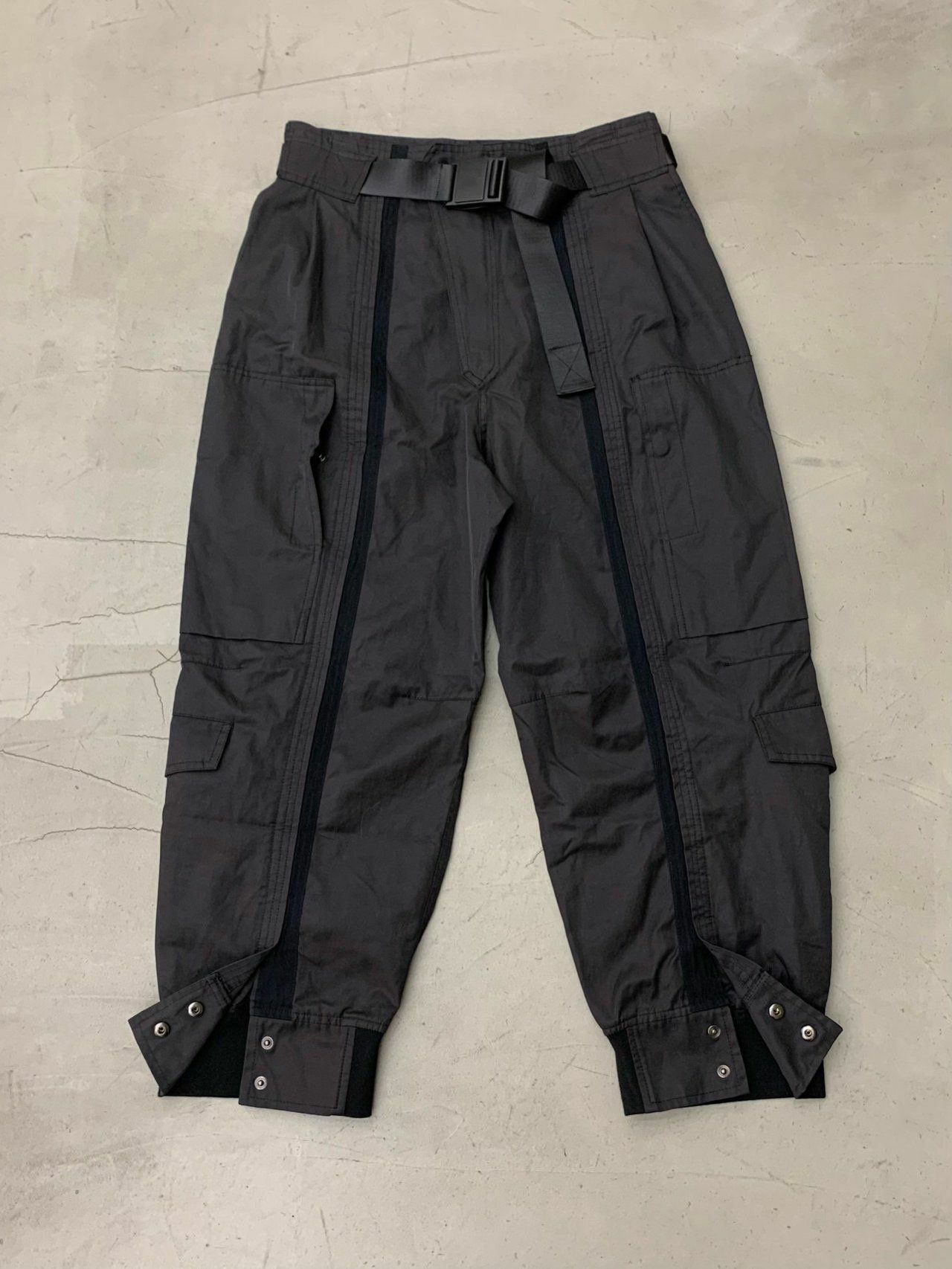 淨色束腳工裝鬆身褲 DDM-027P