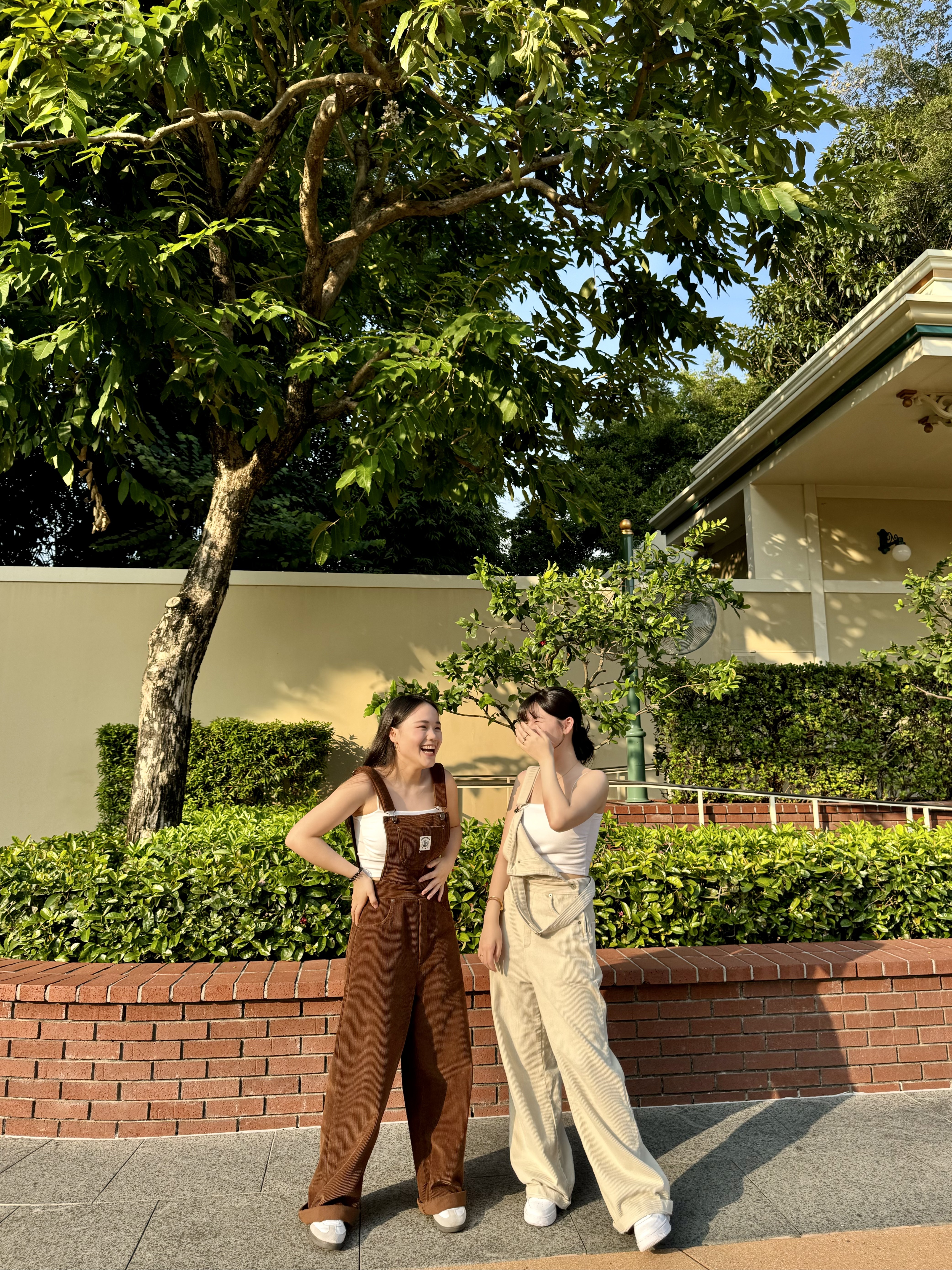 (完美版型!) 高質燈芯絨吊帶工人長褲