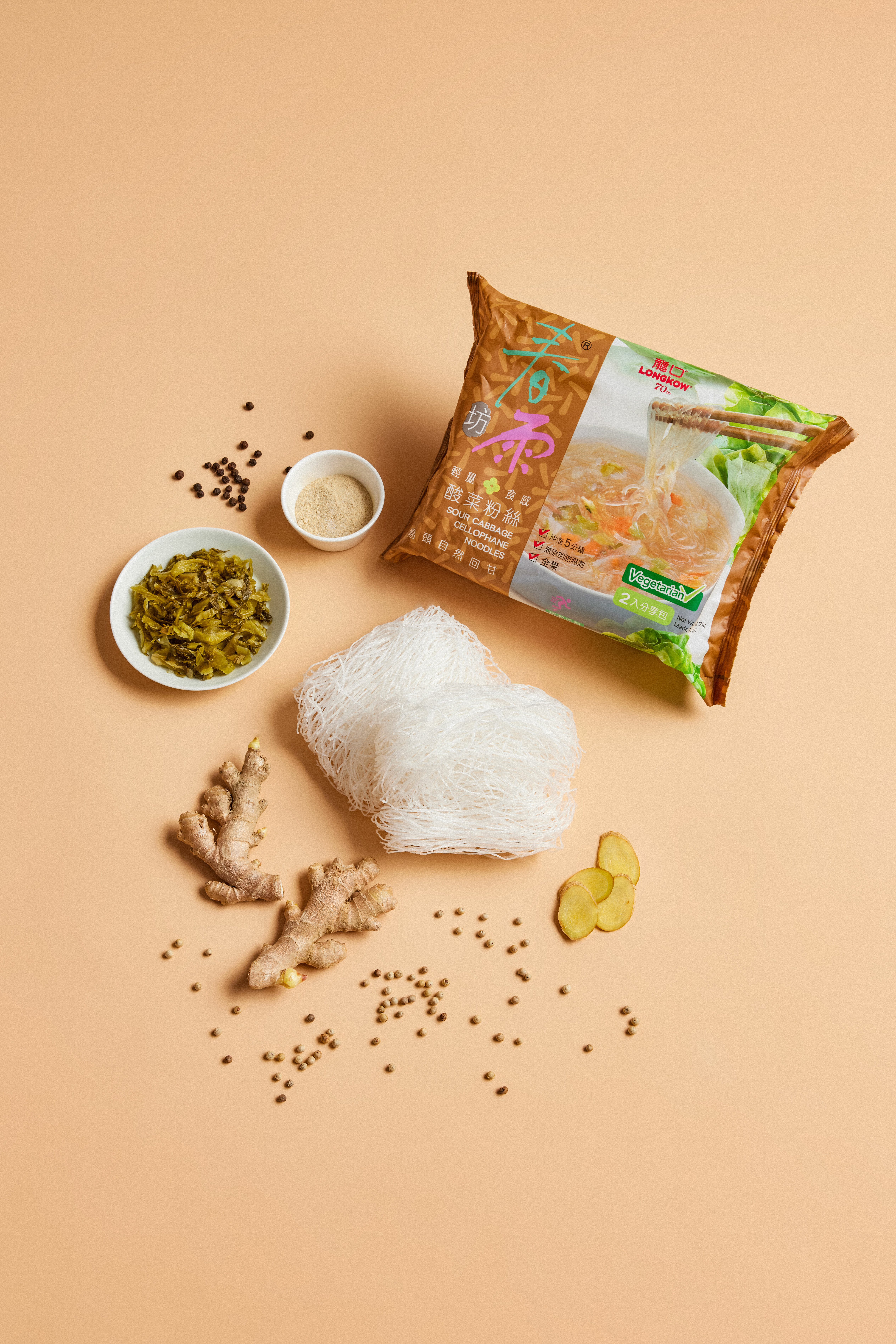 春雨坊 酸菜粉絲(2入)